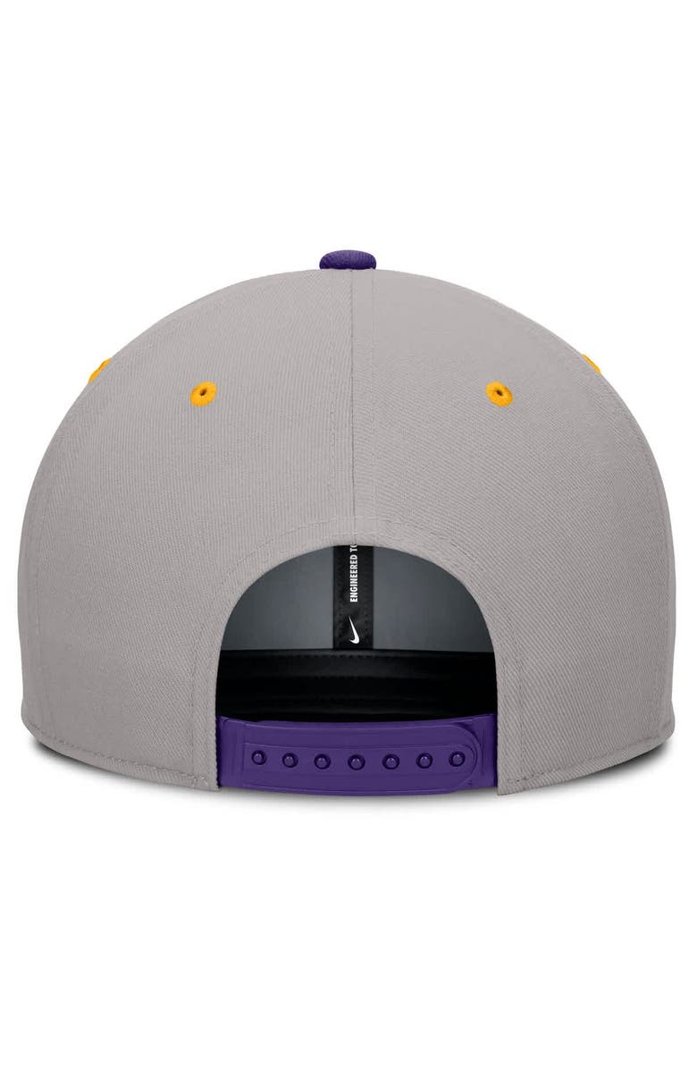 Nike Men's Nike Purple/Gray LSU Tigers Prep Pro Performance Snapback Hat, Alternate, color, Purple