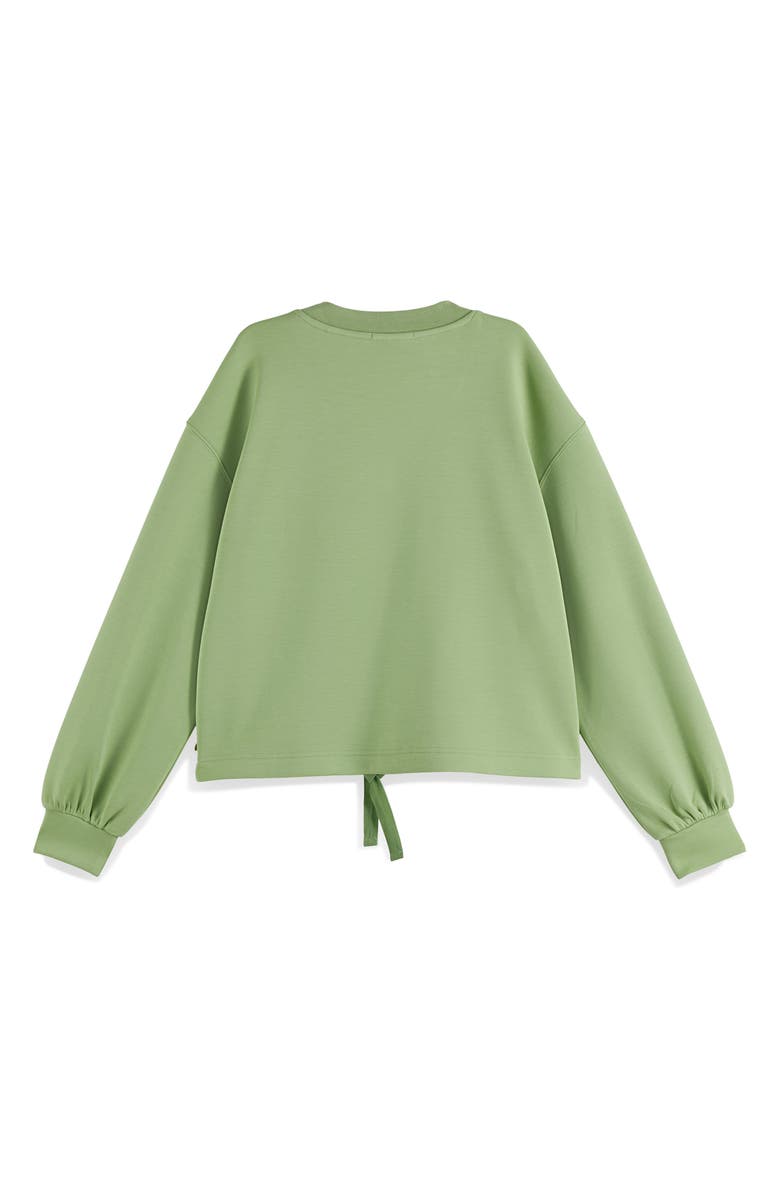 Scotch & Soda V-Neck Modal Sweatshirt, Alternate, color, Pistachio
