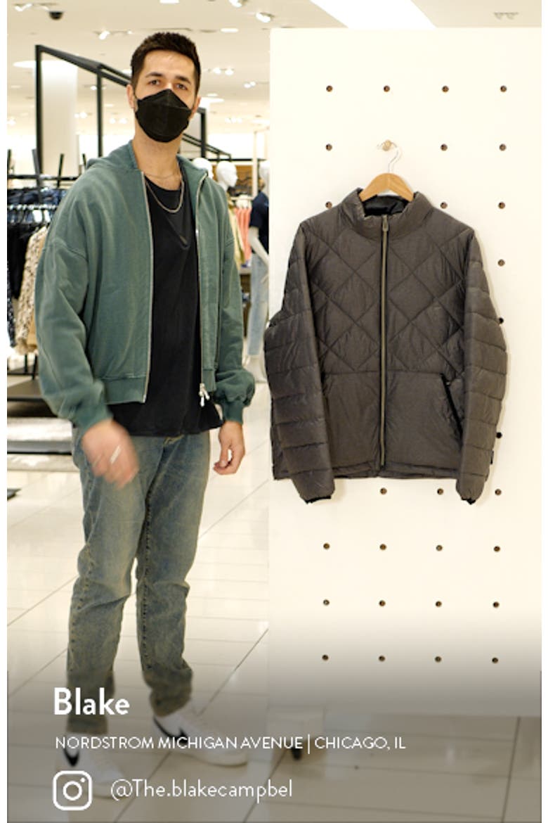 Water Resistant Quilted Puffer Jacket video