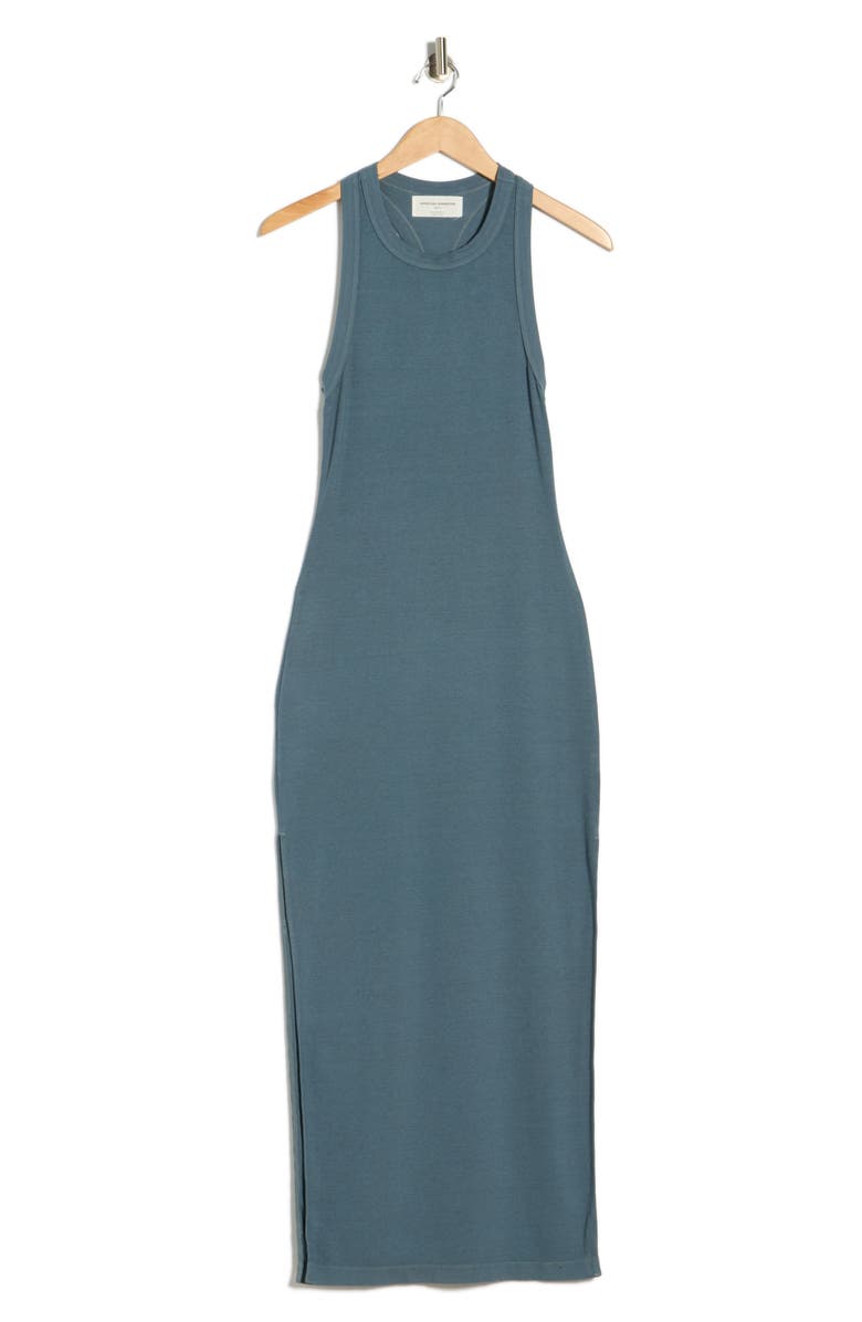 Spiritual Gangster Simone Rib Maxi Dress, Alternate, color, Blue Jean