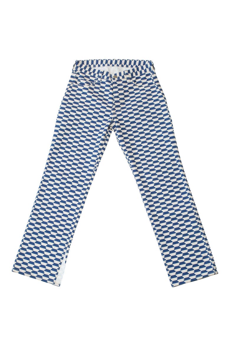 Ellis Ankle Wide Leg Jeans, Main, color, ROYAL BLUE