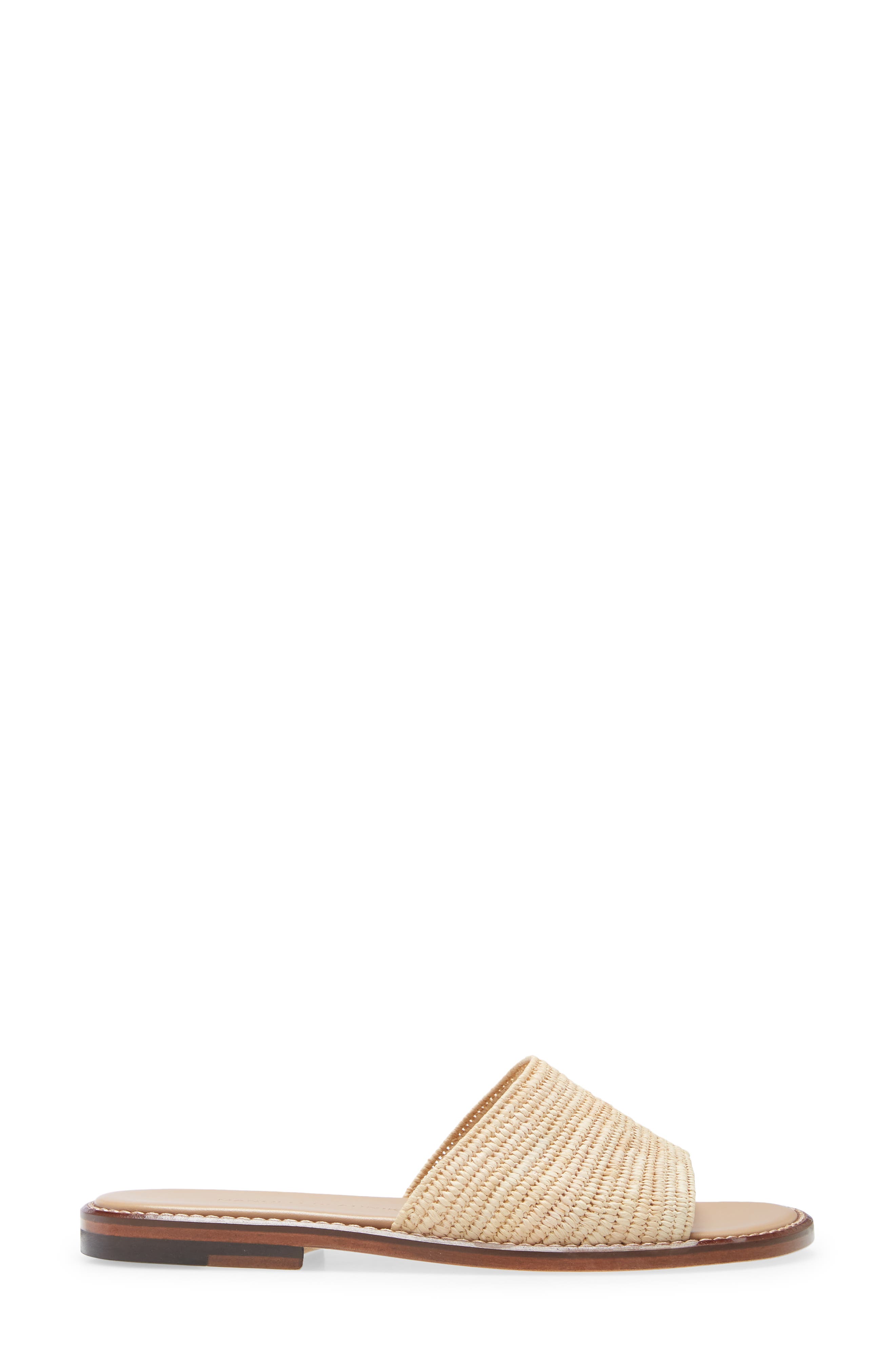 Manolo Blahnik Safina Woven Slide Sandal, Alternate, color, 
