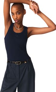 maje Rib knit tank top