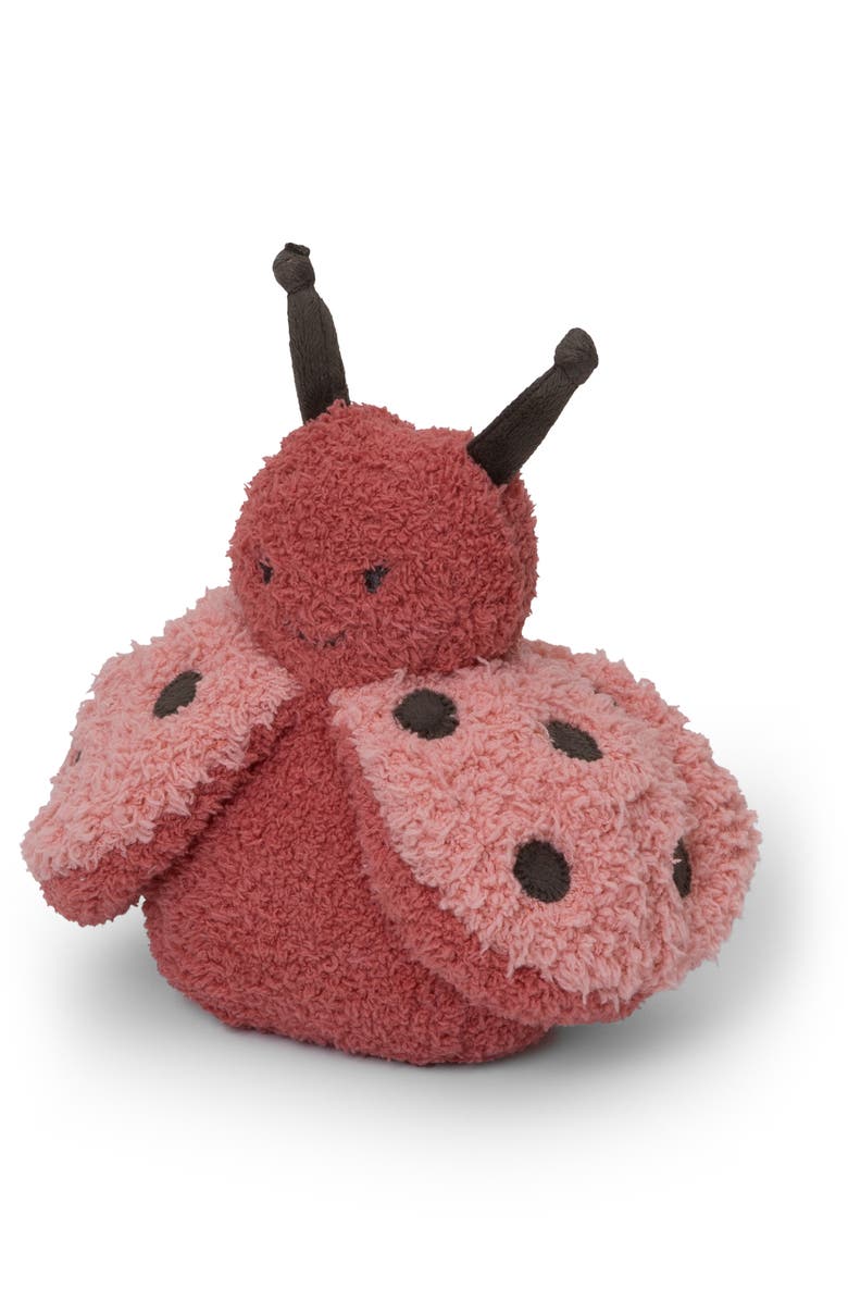Barefoot Dreams<sup>®</sup> CozyChic<sup>®</sup> Love Bug Buddie Stuffed Animal, Alternate, color, Vermillion-Coral