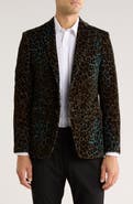 John Varvatos Star USA Leopard Cotton Sport Coat