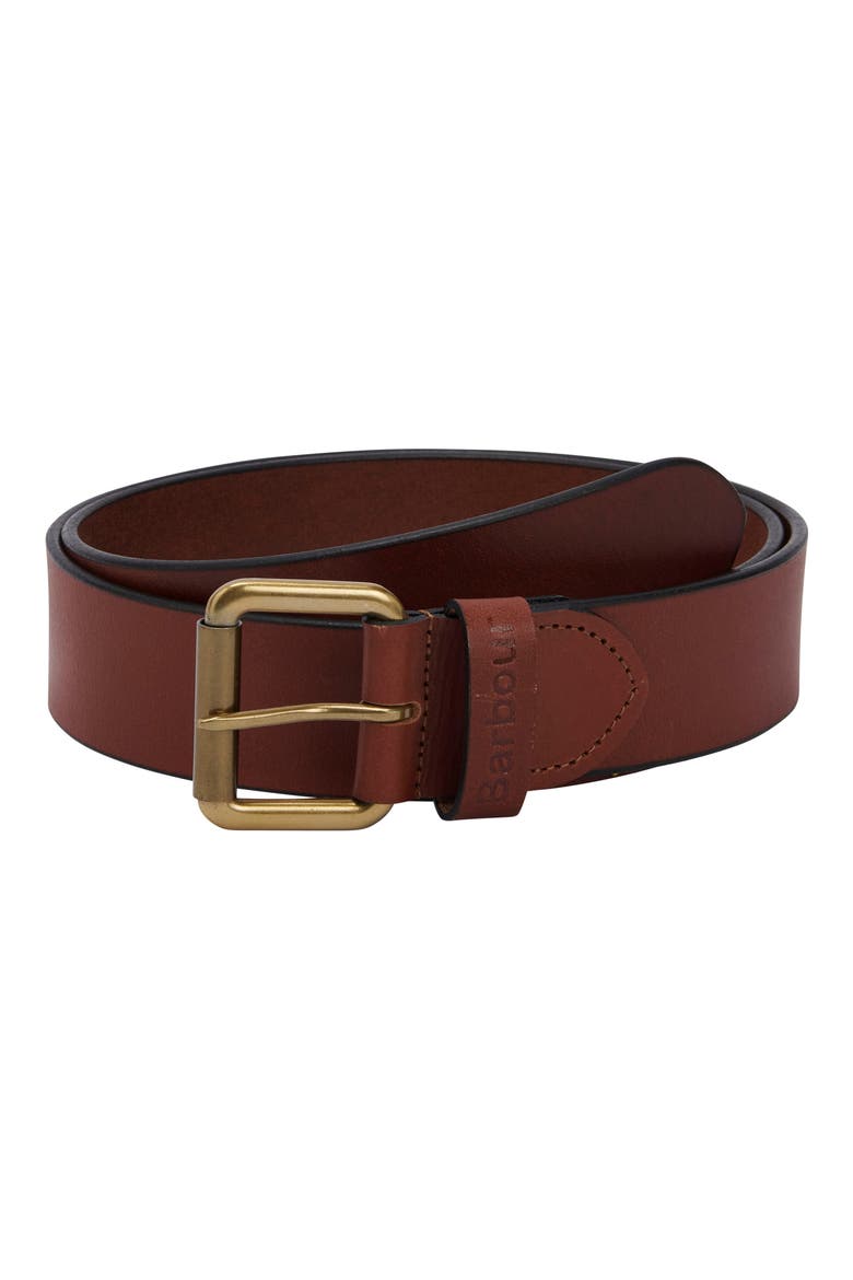 Allanton Leather Belt, Main, color, NATURAL TAN