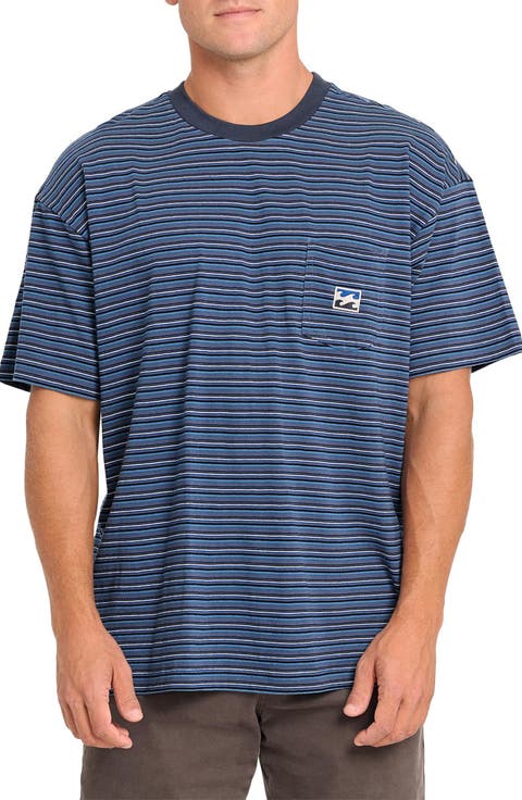 Baxter Oversize Stripe Pocket T-Shirt