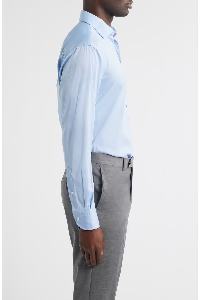 Campbell Perfect Pinpoint Regular Fit Button-Up Shirt, Alternate, color, COTTAGE BLUE