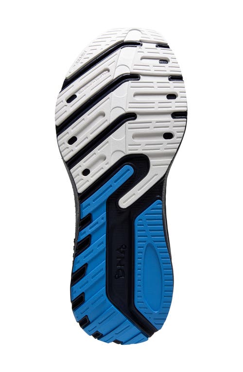 Brooks Women's Launch Gts 10 Running Shoes In Peacoat/marina Blue/pink Glo In Peacoat/marina Blue/pink Glo