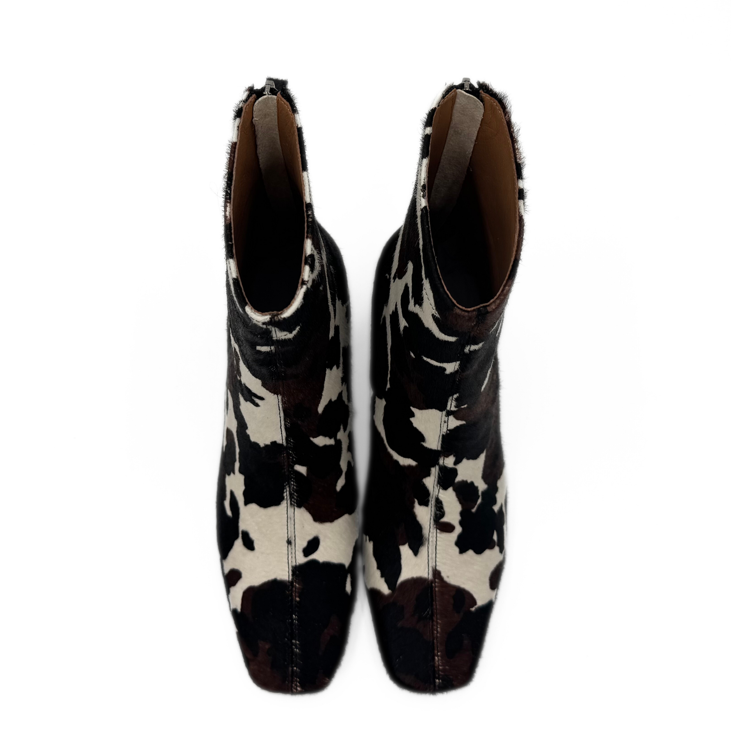 Amie Rafa Harlow Cow Bootie, Alternate, color, Cow Print