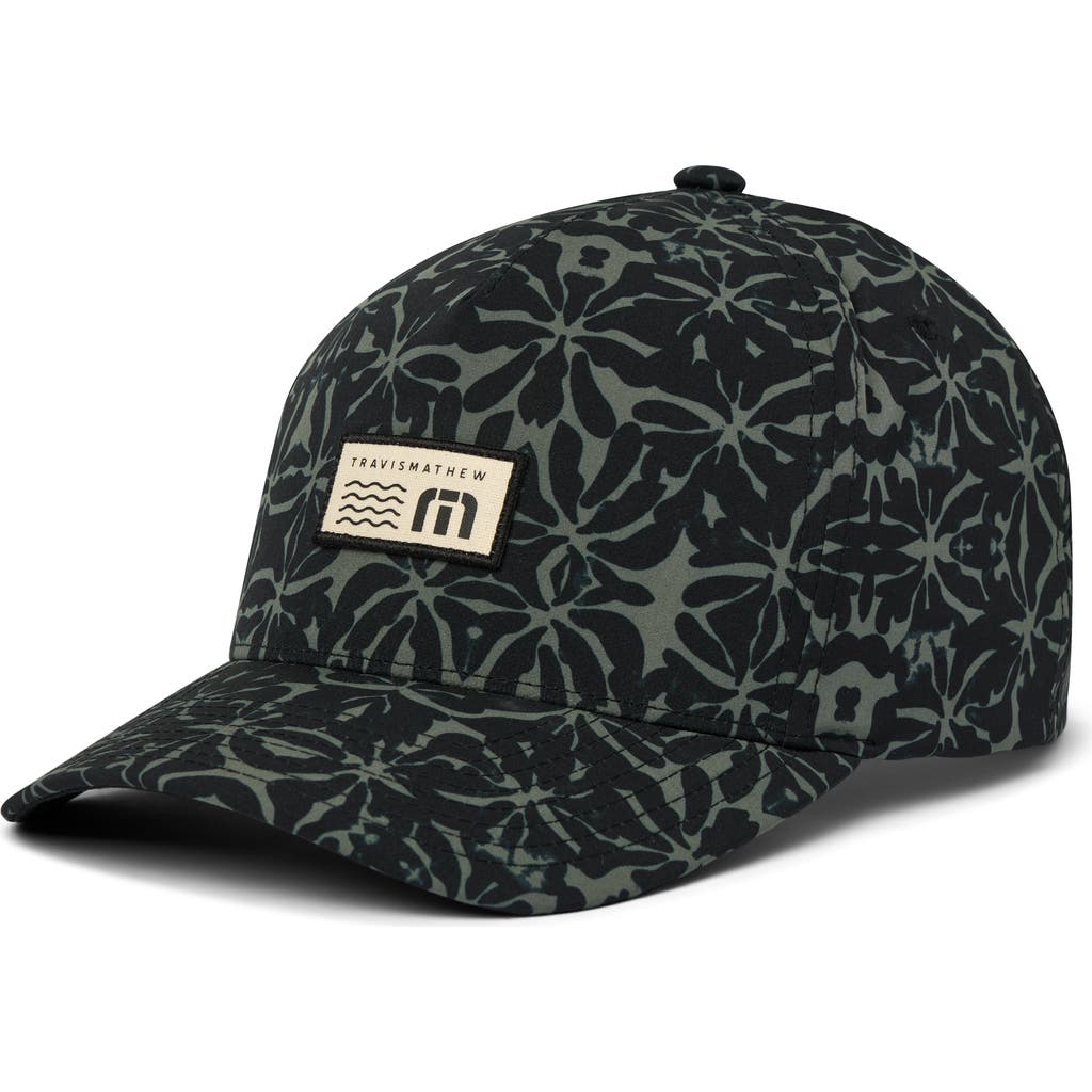 Travismathew Thundercloud Snapback Baseball Cap In Green