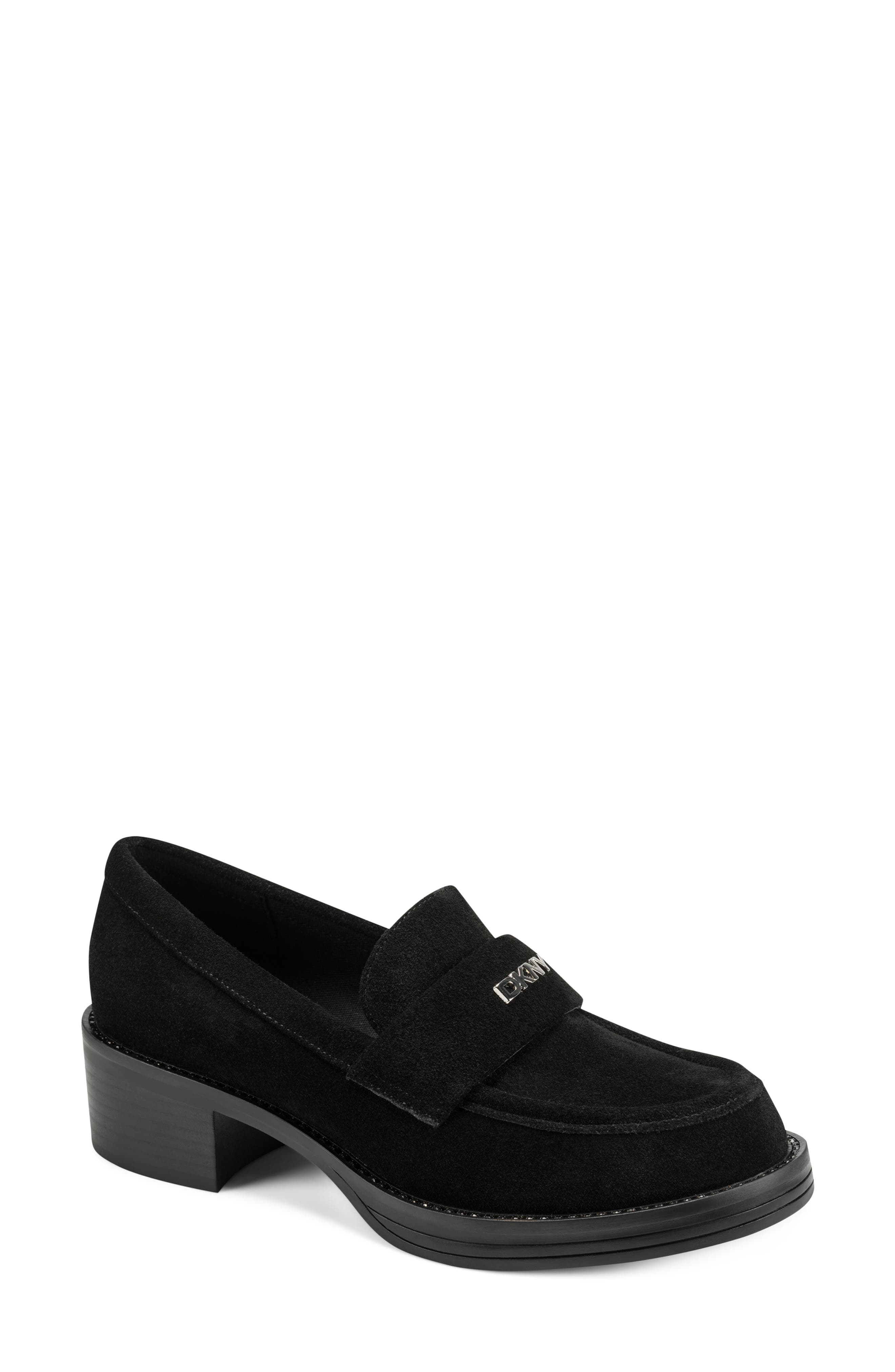 DKNY Civelli Platform Loafer, Main, color, Black