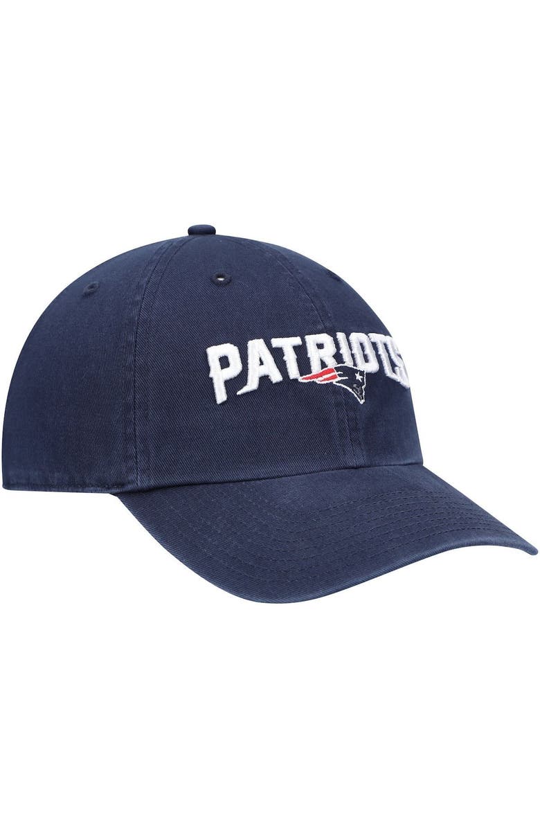 '47 Men's '47 Navy New England Patriots Clean Up Alternate Logo Adjustable Hat, Alternate, color,