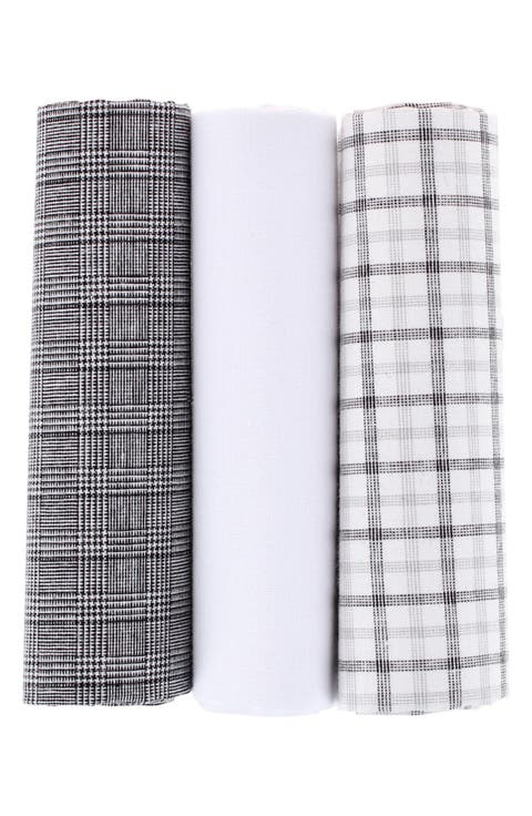 3-Pack Cotton Handkerchiefs
