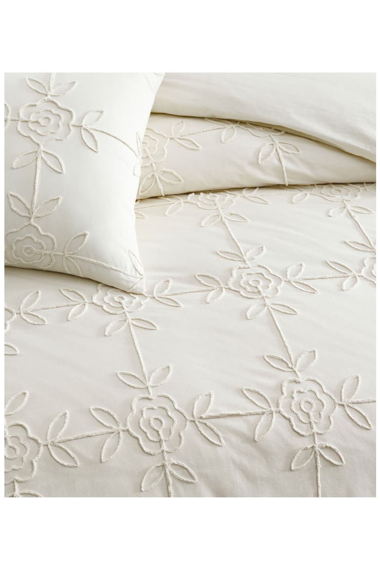Trellis Rose Comforter & Pillow Shams Set, Alternate, color, IVORY