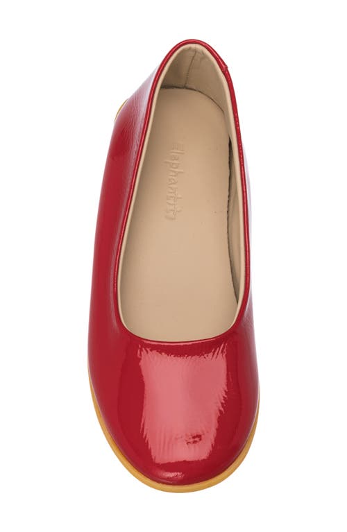 Elephantito Bare Ballet Flat In Red