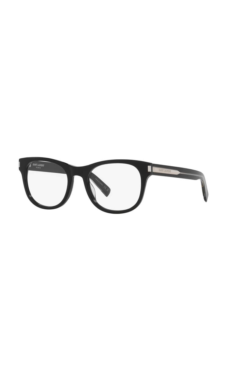 Saint Laurent 53mm Rectangle optical glasses, Main, color, 