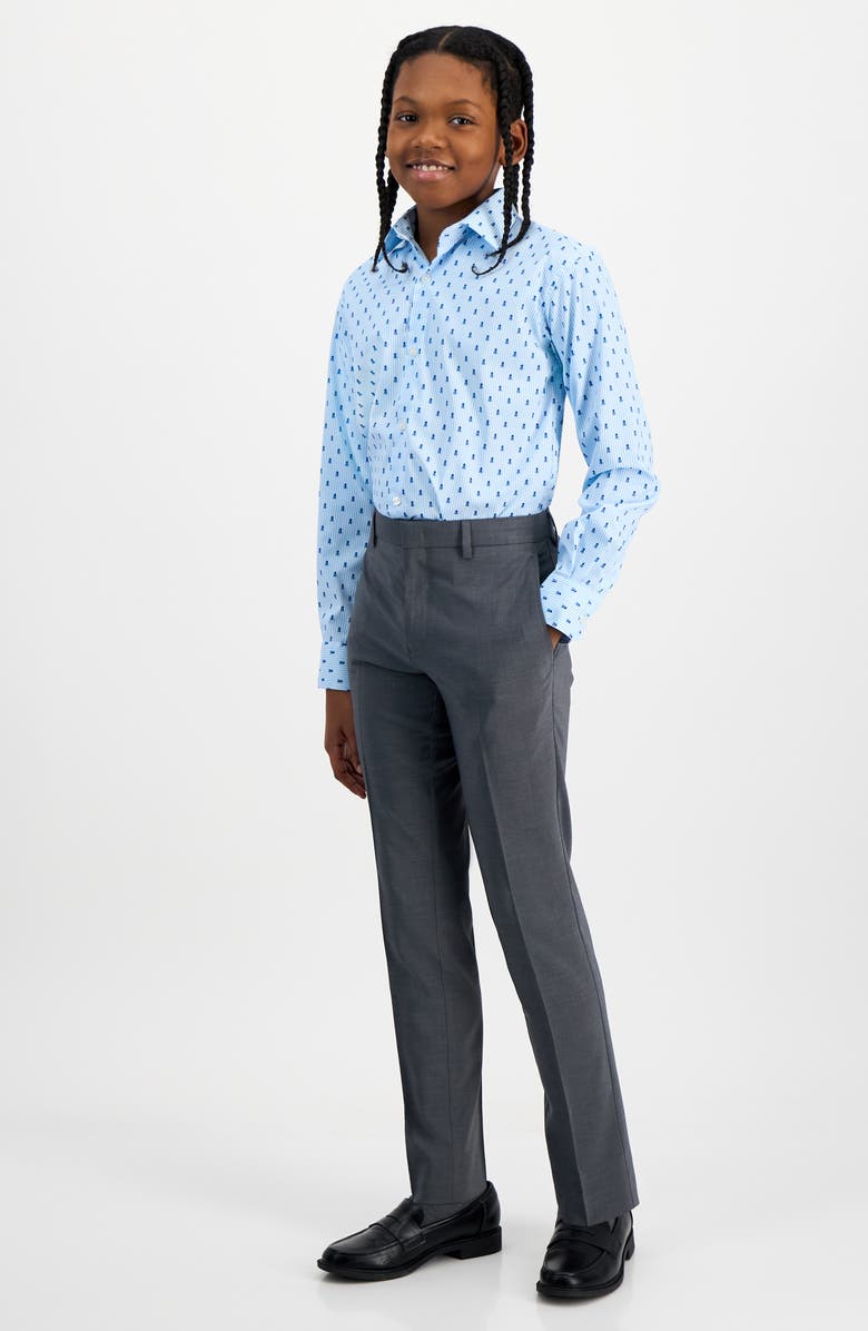 Michael Kors Kids' Skull Dress Shirt, Alternate, color, 