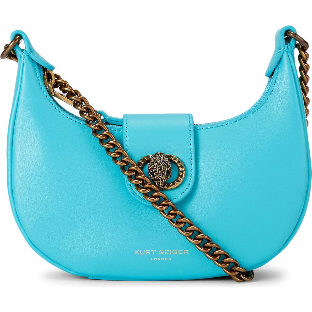KURT GEIGER KURT GEIGER LONDON SMALL LEATHER CHELSEA HOBO CROSSBODY BAG