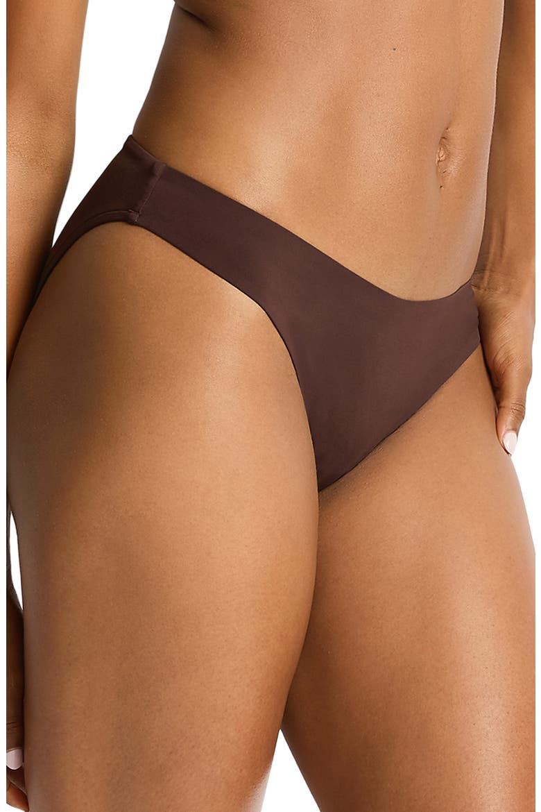 Mythos Scoop Neck Bikini Top, Alternate, color, COCOA