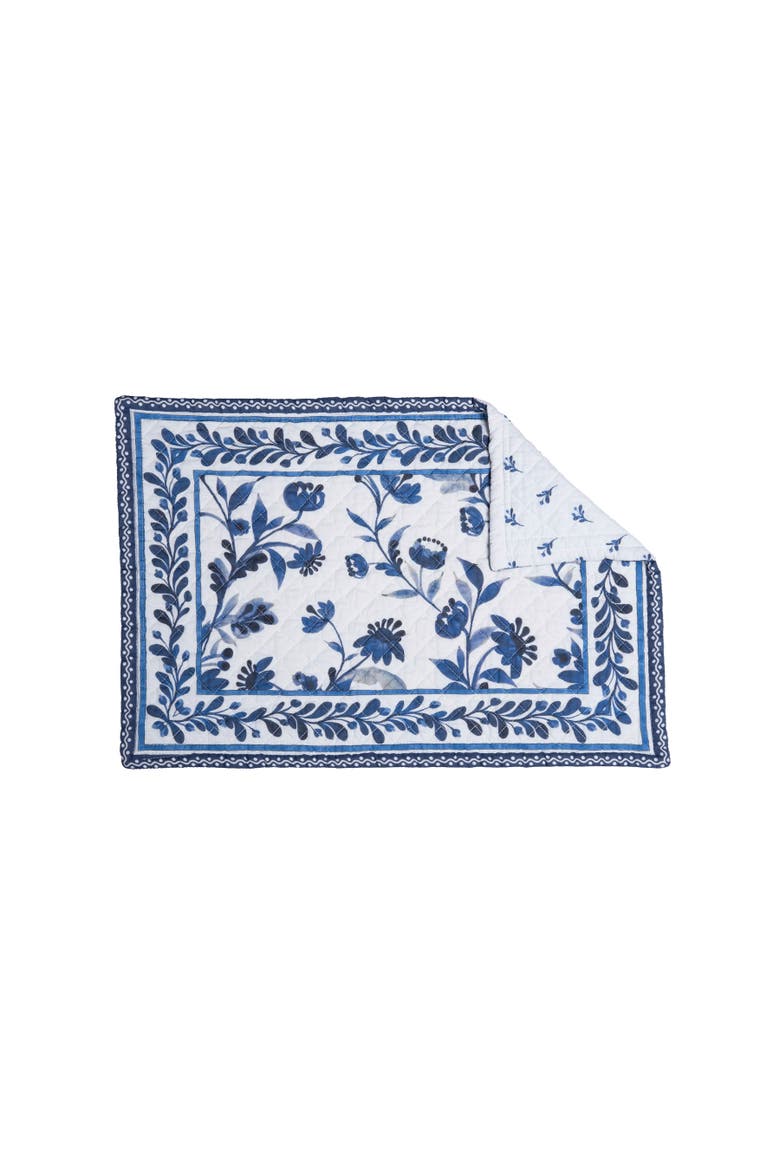 Maryfrances Set of 6 Placemats  13" x 19", Alternate, color, Blue