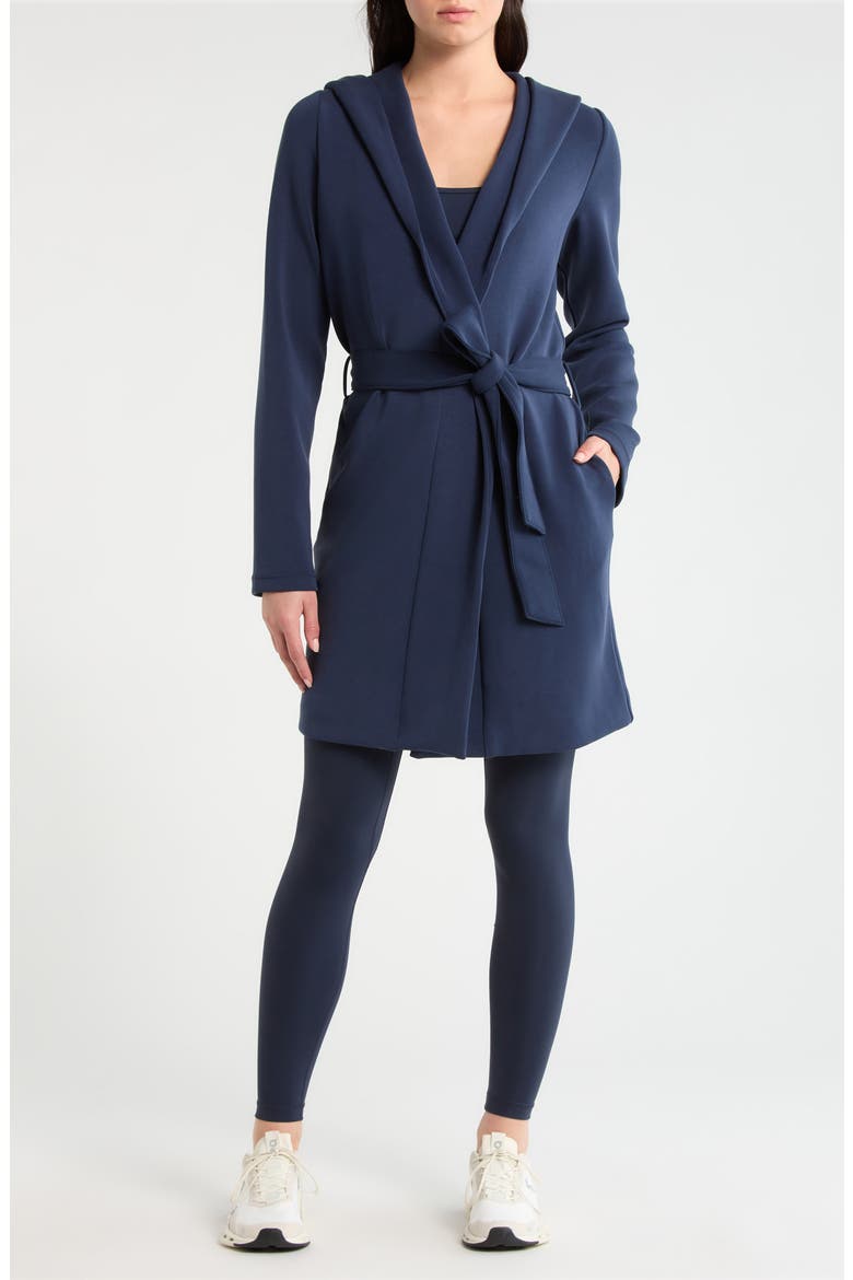 Dreamweave Hooded Wrap Cardigan, Alternate, color, NAVY BLAZER