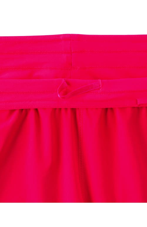 LANDS' END LANDS' END 5" QUICK DRY ELASTIC WAIST BOARD SHORTS SWIM COVER-UP SHORTS WITH PANTY