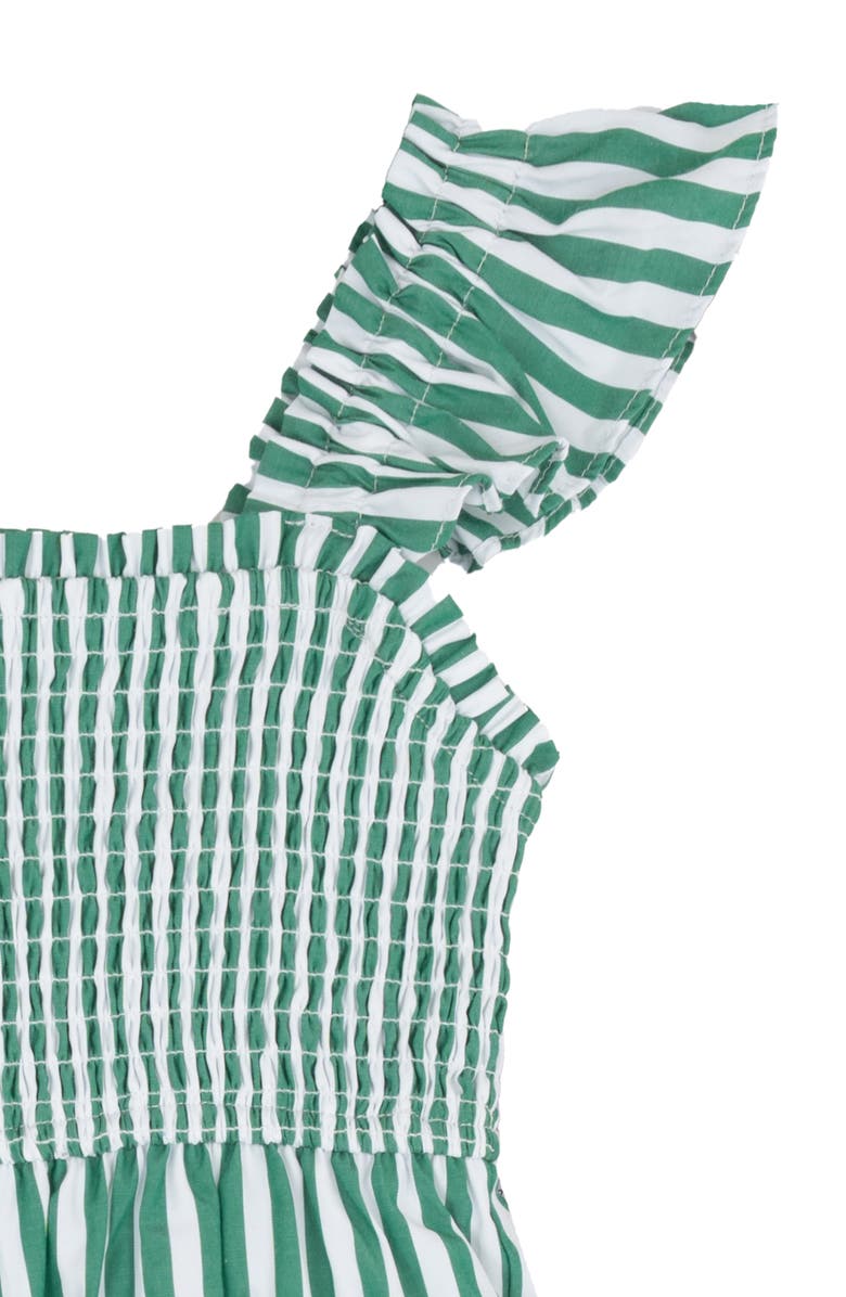 Rare Editions Kids' Tiered Smocked Sundress, Alternate, color, Kelly Green