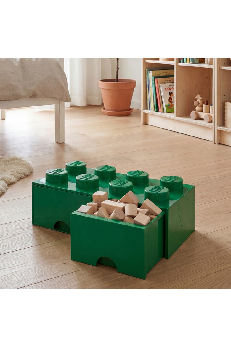 Storage Brick Drawer, Alternate, color, Green
