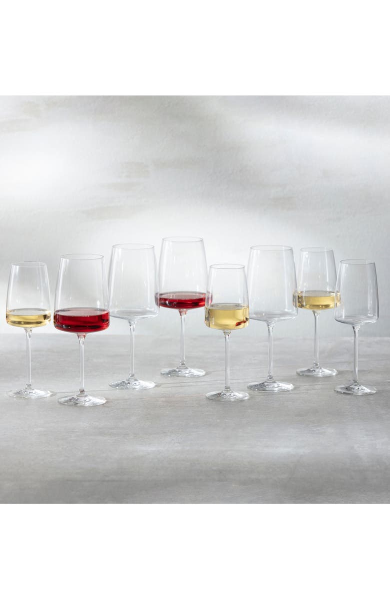 Schott Zwiesel Sensa Set of 8 Red & White Wine Glasses, Alternate, color, Clear