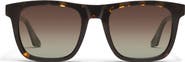 QUAY Flip Side 53mm Polarized Square Sunglasses