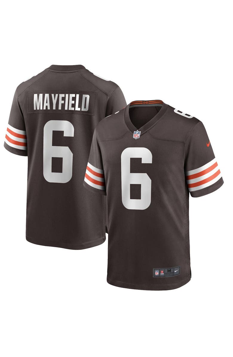 Nike Men's Nike Baker Mayfield Brown Cleveland Browns Game Player Jersey, Main, color, 
