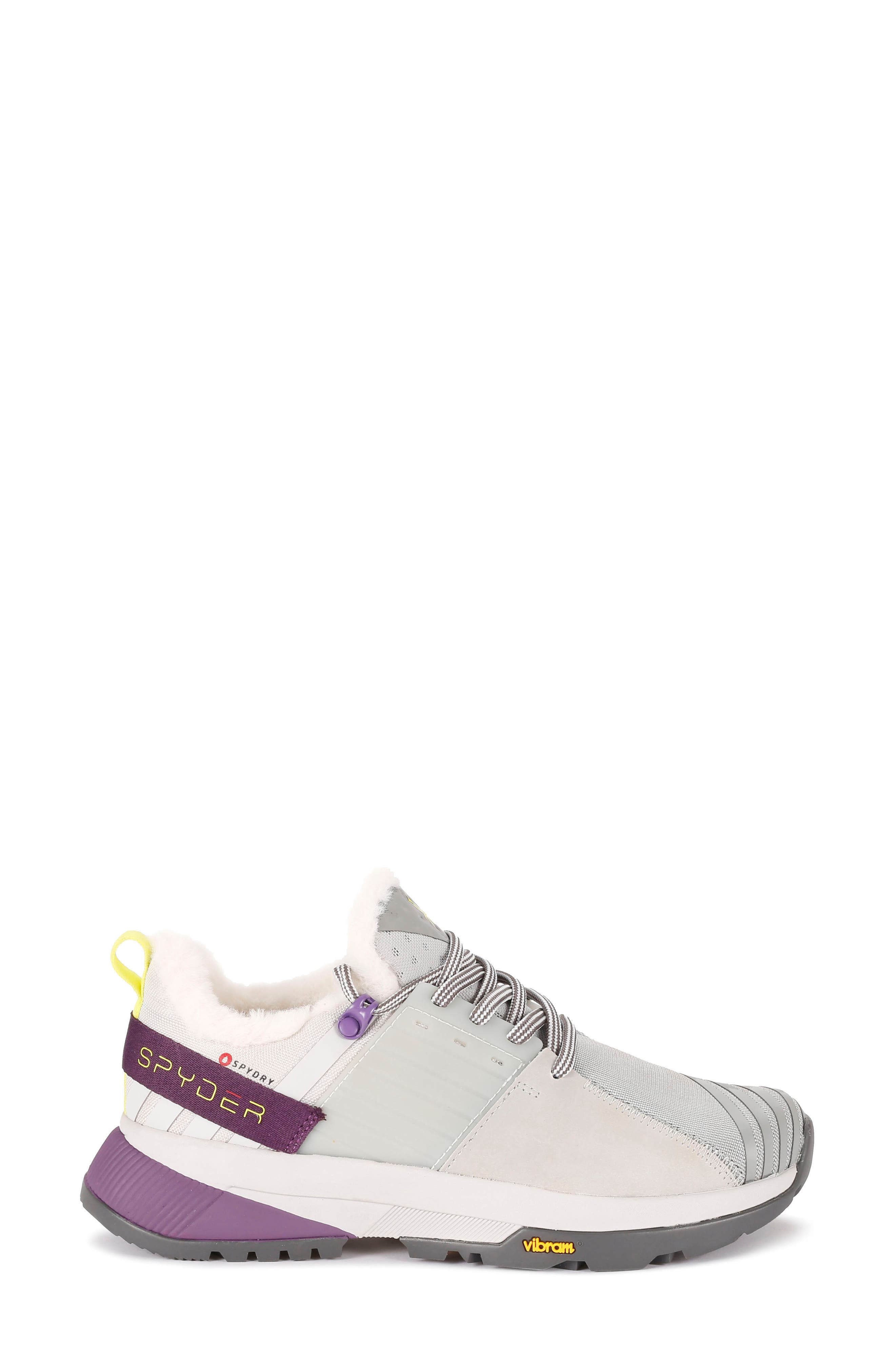 Shasta Waterproof Trail Hiking Shoe, Alternate, color, GLACIER GREY W/ FUR