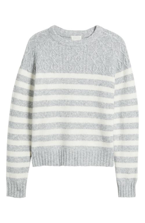 CASLON CASLON® STRIPE CREWNECK SWEATER