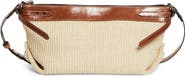 Isabel Marant Winna Day Raffia & Leather Crossbody Bag