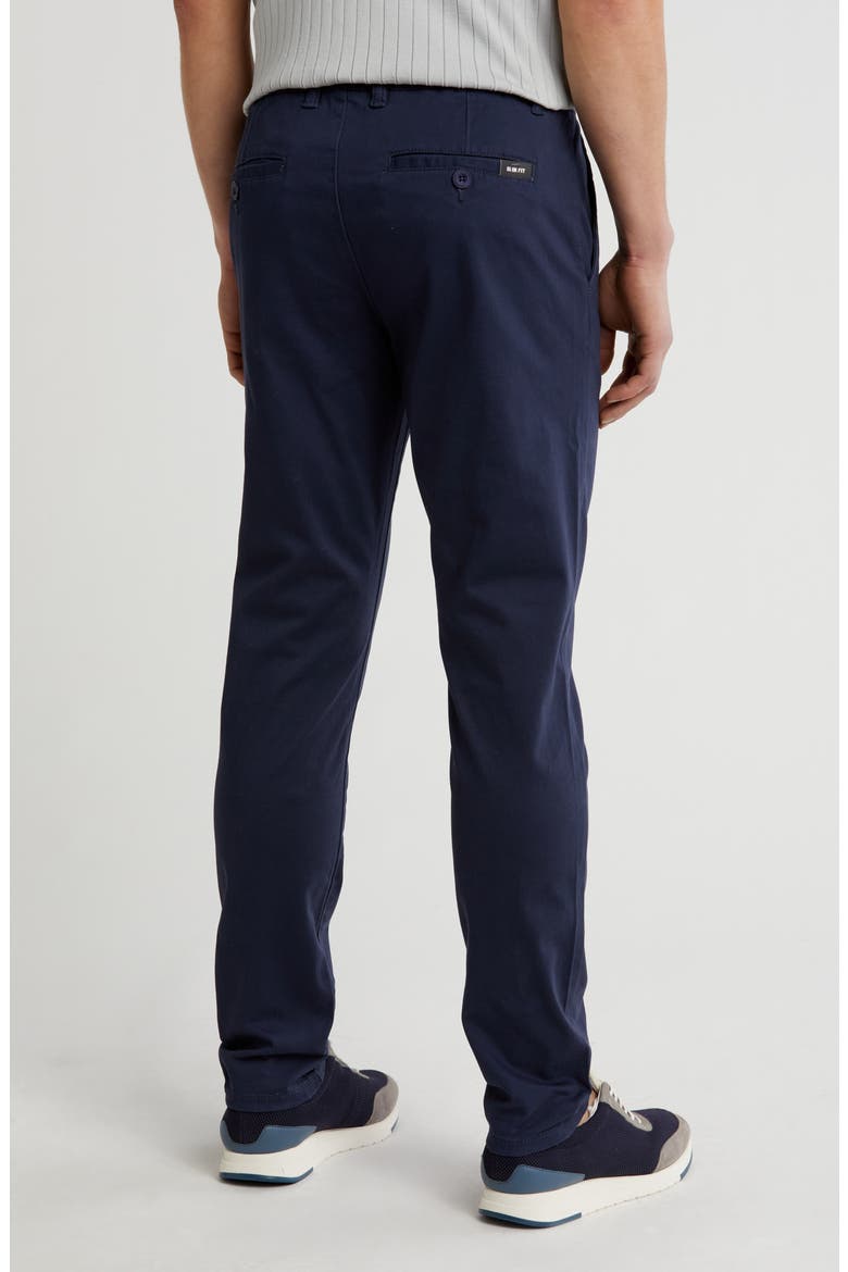 Slim Fit Stretch Chino Pants, Alternate, color, NAVY