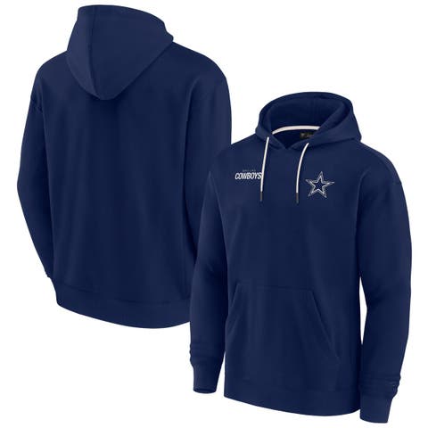 Unisex Fanatics Signature Navy Dallas Cowboys Elements Super Soft Fleece Pullover Hoodie