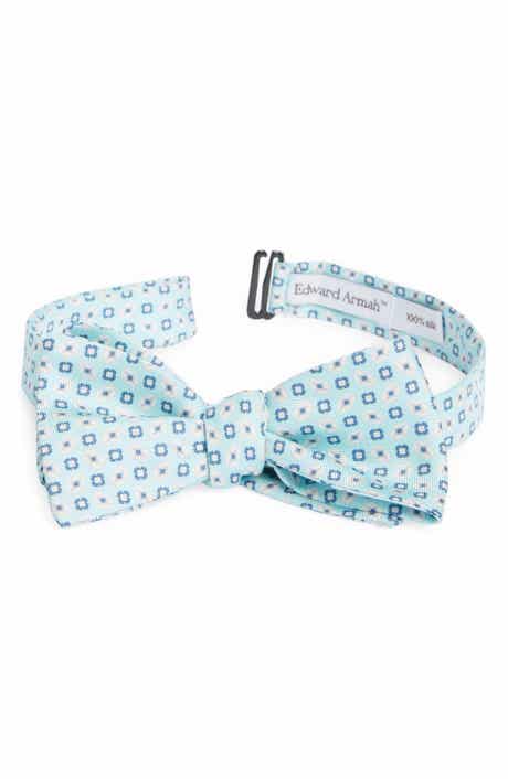EDWARD ARMAH Neat Floral Silk Bow Tie