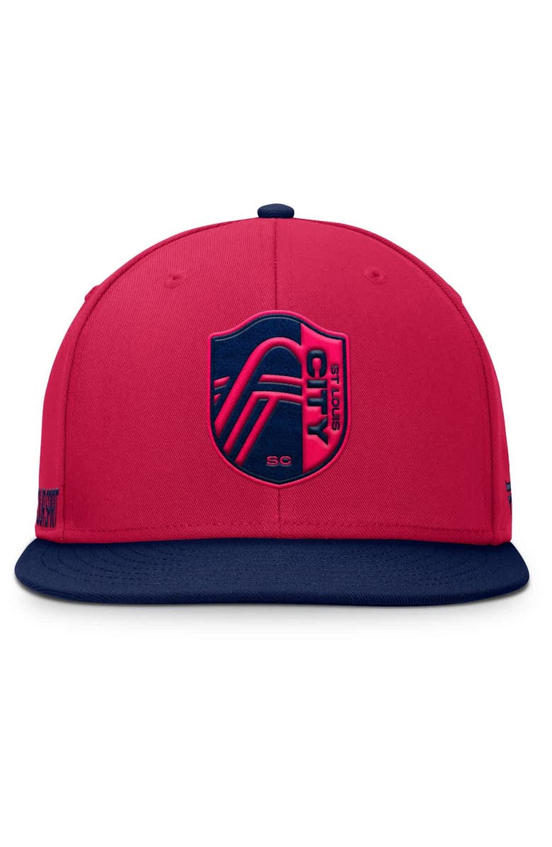 FANATICS Men's Fanatics Red St. Louis City SC Sitter Snapback Hat, Alternate, color, Red