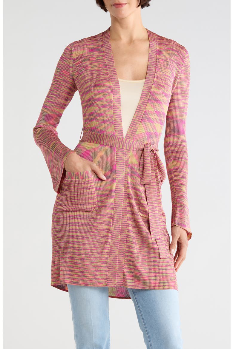 Neve Spacedye Cardigan, Main, color, PINK/ PURPLE/ GREEN SPACEDYE