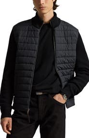 Polo Ralph Lauren Hybrid Wool Full Zip Sweater Jacket