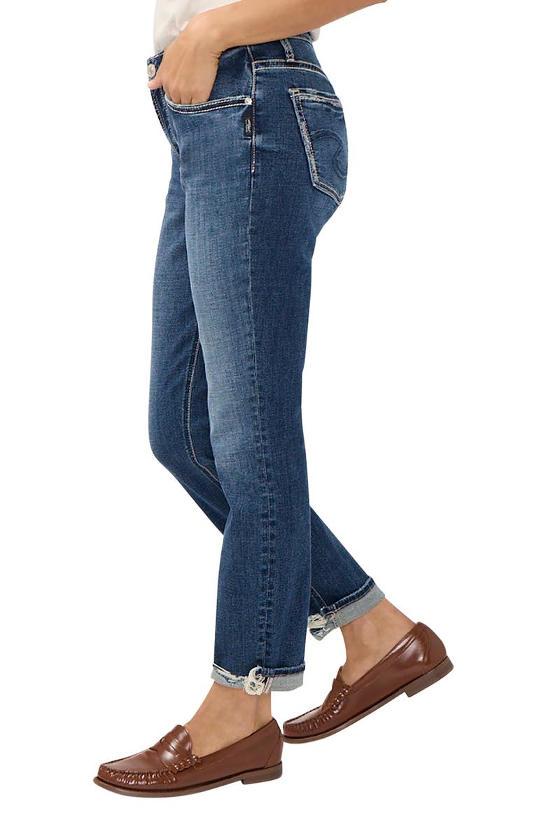 Mid Rise Slim Boyfriend Jeans, Alternate, color, BOBBIE