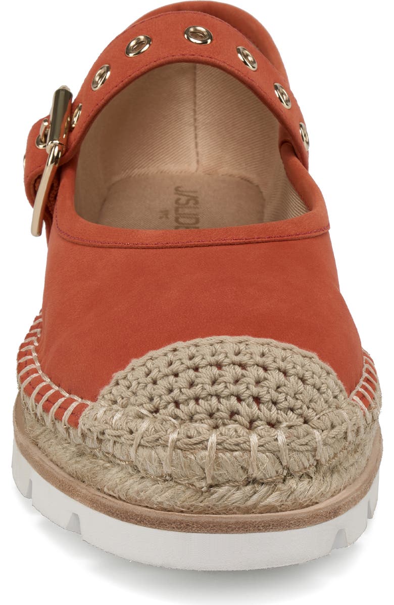 JSlides Beatrice May Jane Espadrille Flat, Alternate, color, Orange