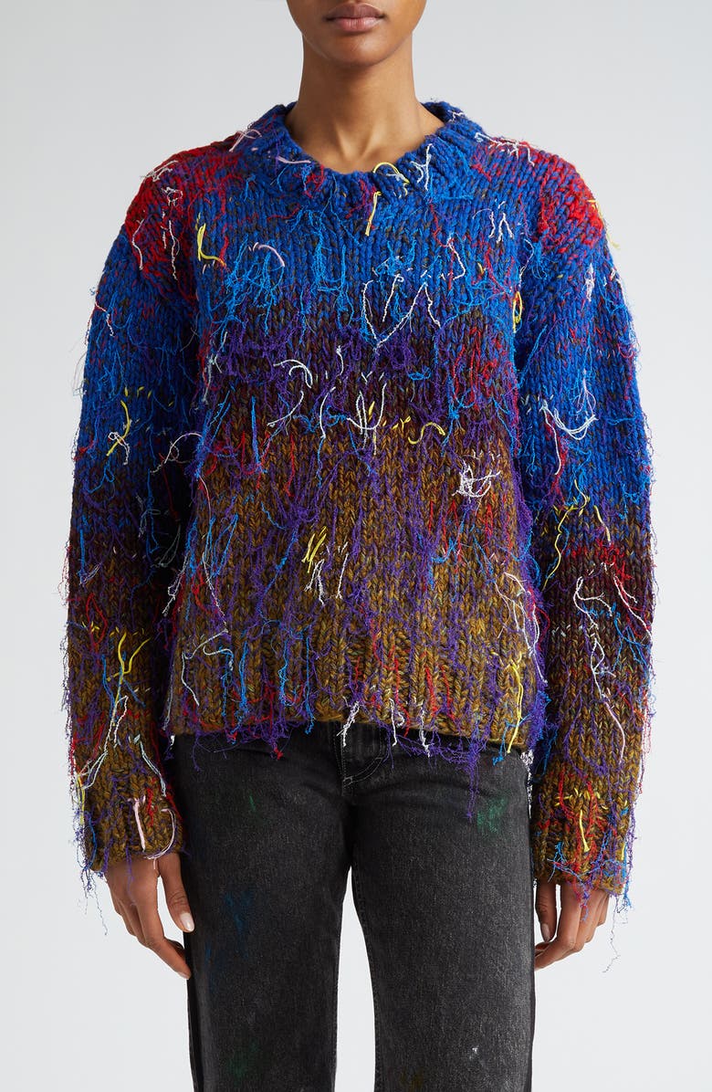 Maison Margiela Wool Blend Sweater, Main, color, 