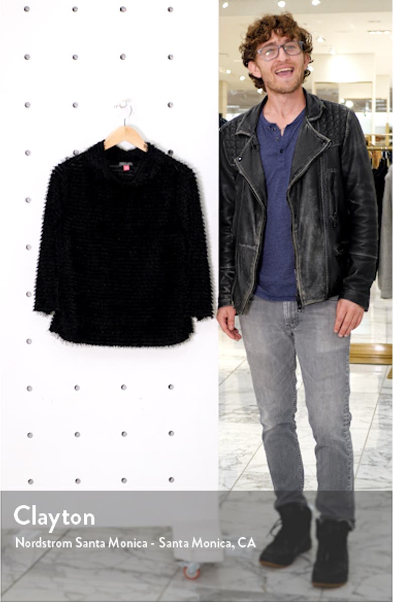 Eyelash Fringe Stripe Sweater, sales video thumbnail