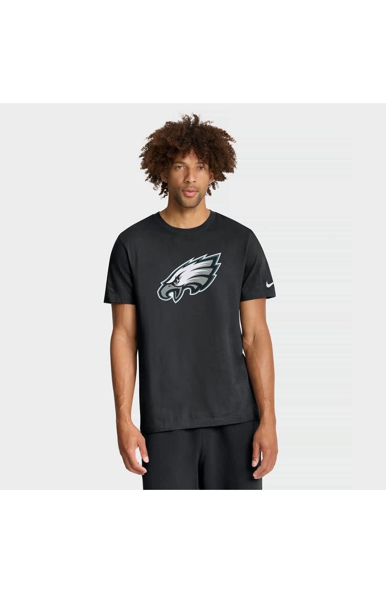 Nike Men's Nike Black Philadelphia Eagles Essential Logo T-Shirt, Main, color, Black