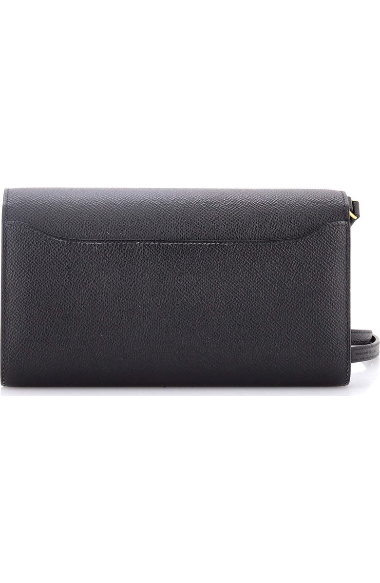 Pre-Owned Hermes Constance To Go Wallet Epsom, Alternate, color, Noir