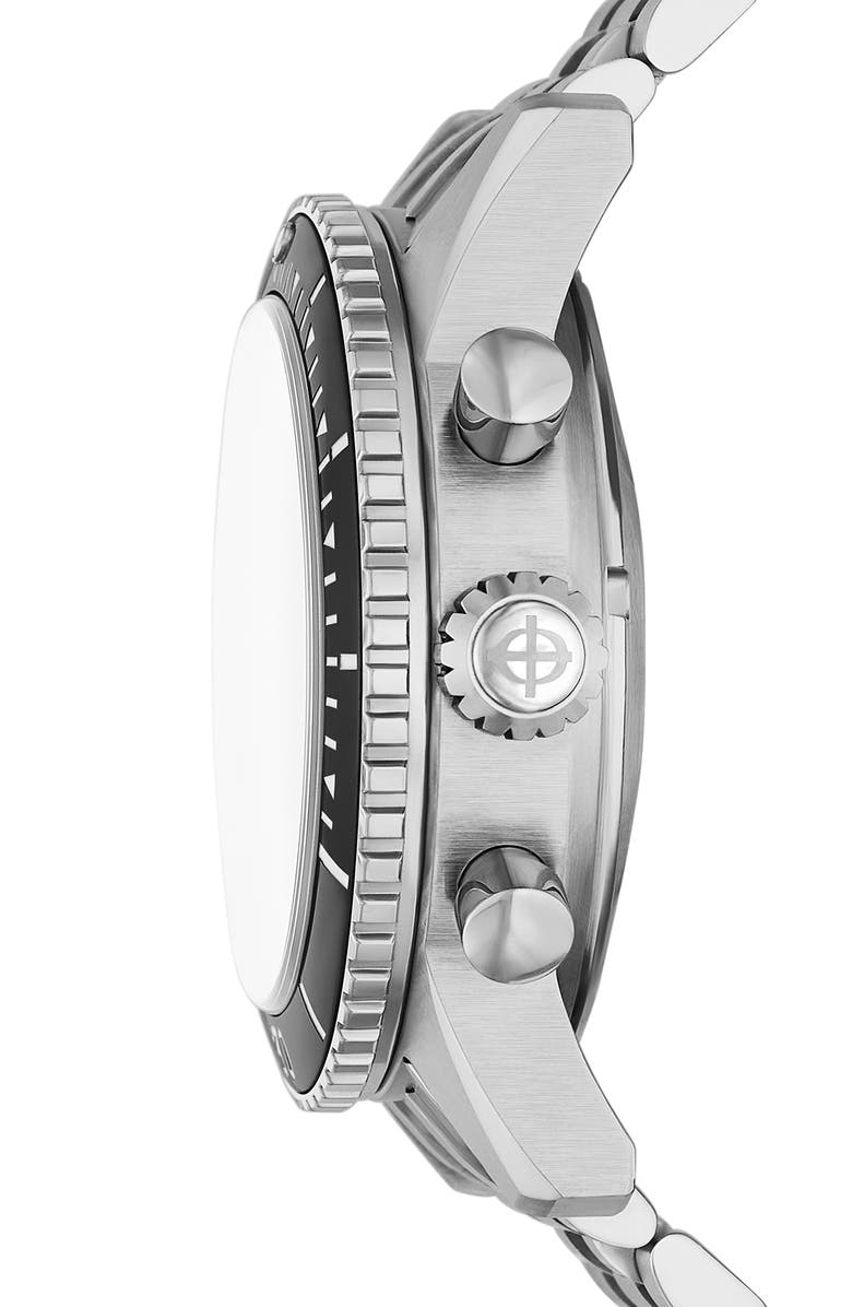 Zodiac Sea-Chron Automatic Stainless Steel Watch, 42mm, Alternate, color, Silver