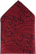 Trafalgar Sobee Paisley Silk Pocket Square