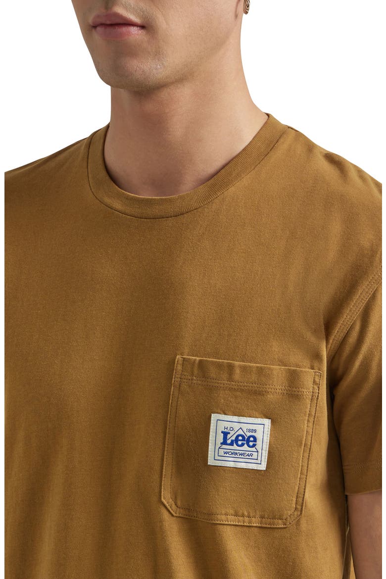 Workwear Cotton Pocket T-Shirt, Alternate, color, TUMBLEWEED